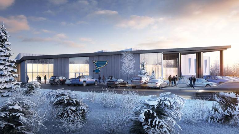 Rendering of the coming St. Louis Community Ice Center. Rendering of the coming St. Louis Community Ice Center.